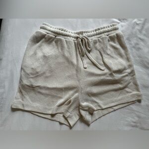 H&M White Knit Shorts